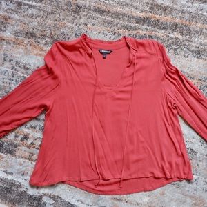 NWOT Express Rust BoHo Top - Large